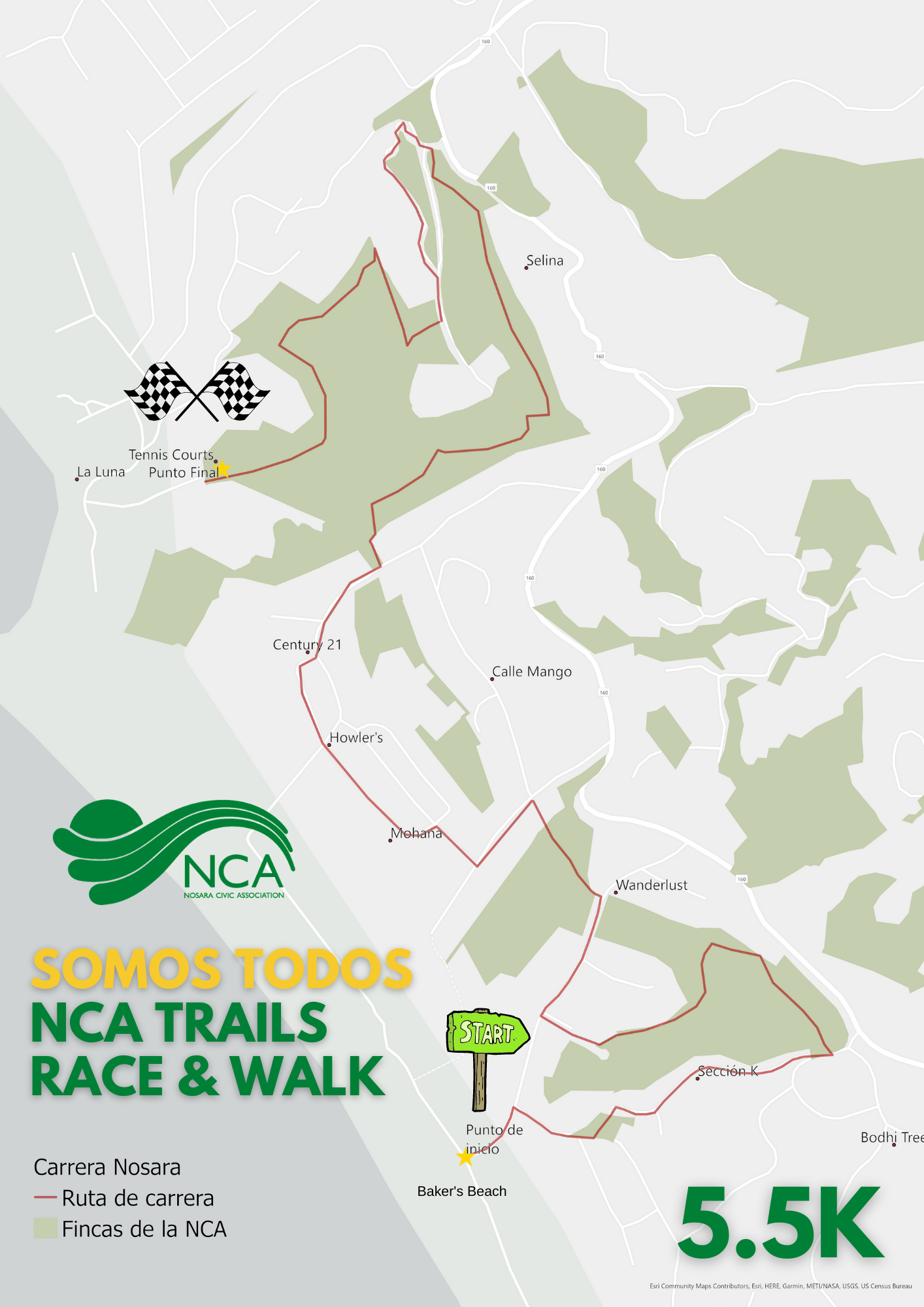 1st Annual SOMOS TODOS NCA & Refuge Trails race & walk 6km