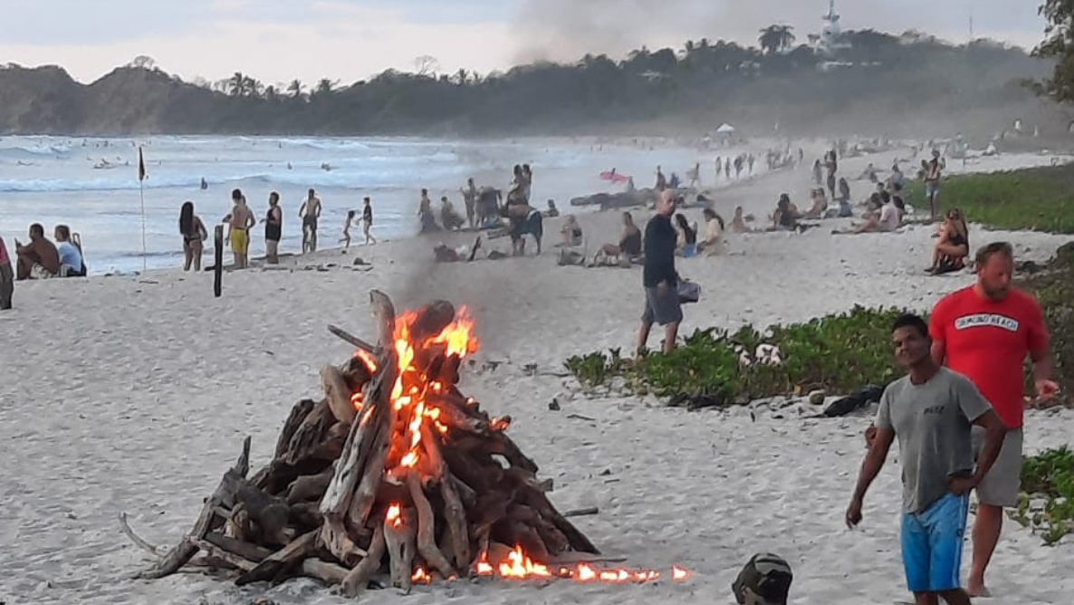 Reasons Why You Should Never Participate in a Bonfire on The Beaches of Guiones, Pelada and Ostional